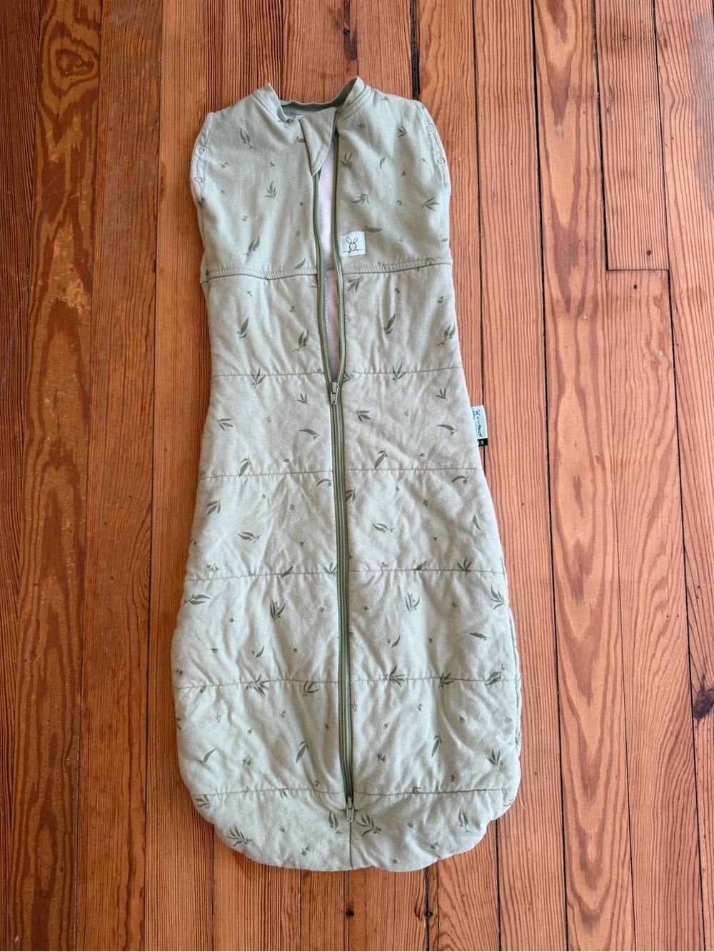ErgoPouch 1.0 TOG Sleep Sack 6–12M Sage Green Organic Cotton Baby Sleep Bag